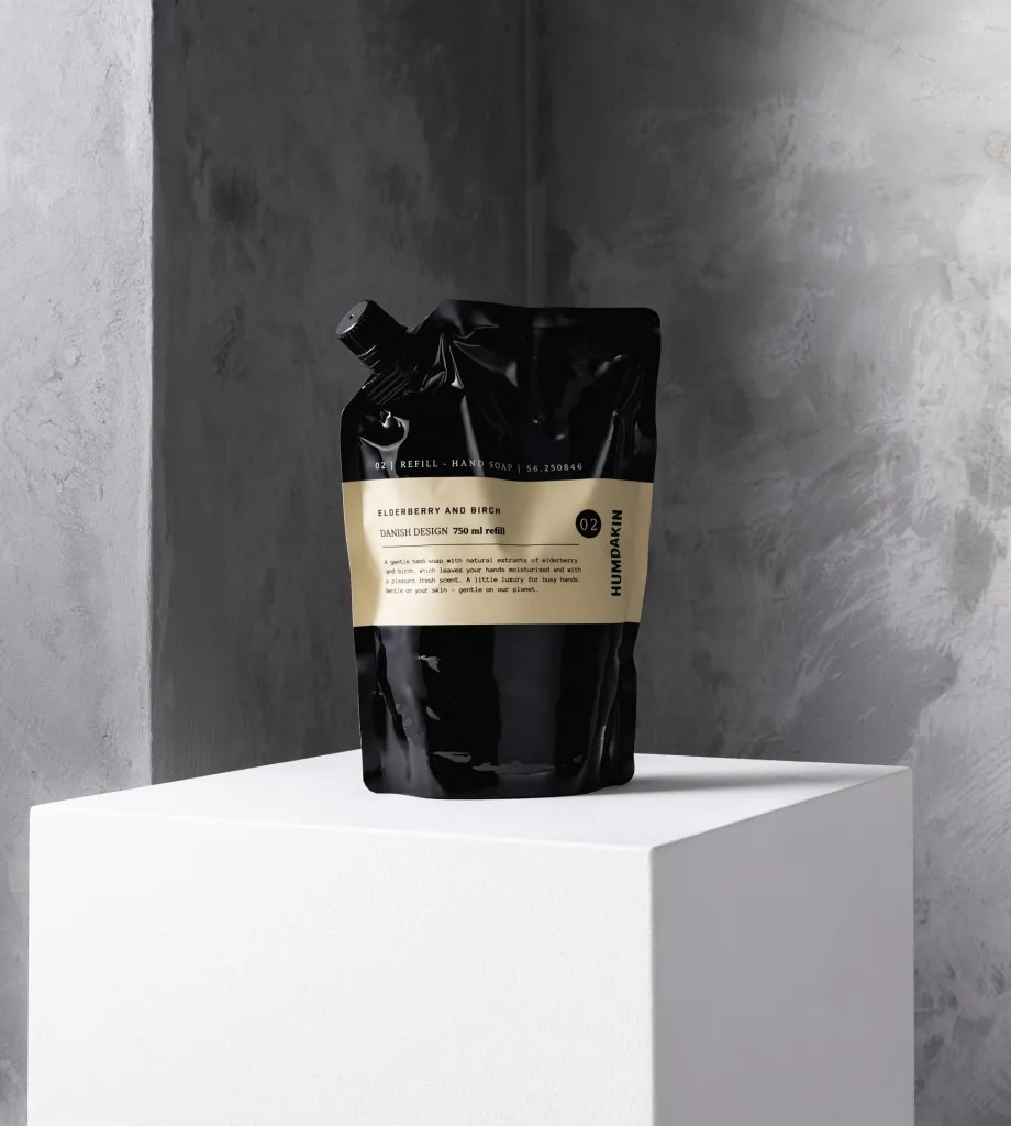 Humdakin handzeep refill 750 ml, Elderberry & birch Humdakin