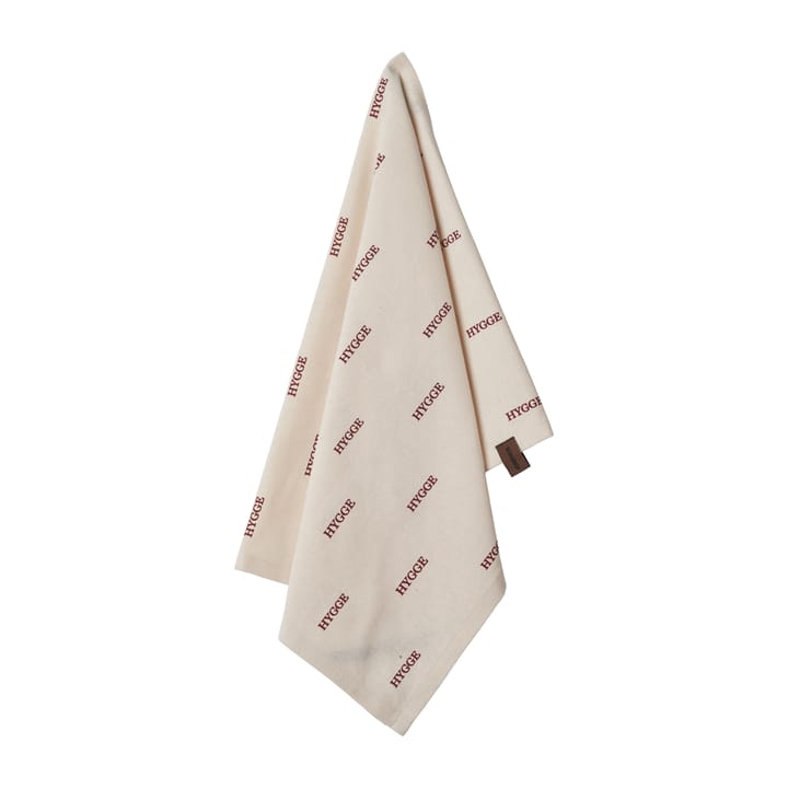 Humdakin Hygge keukenhanddoek - Off white/Red - Humdakin