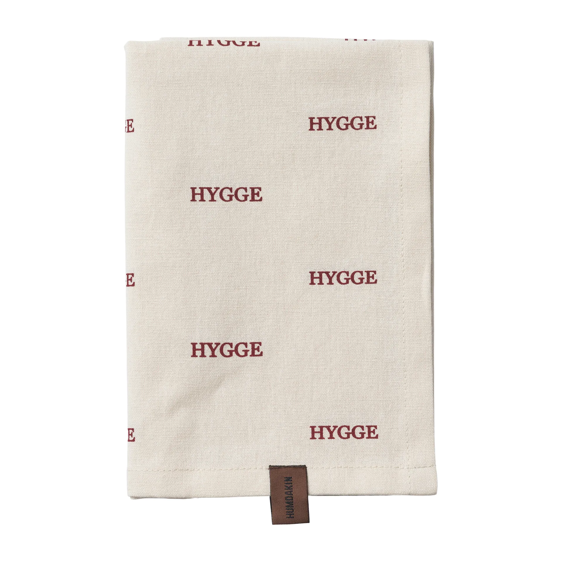 Humdakin Hygge keukenhanddoek, Off white/Red Humdakin