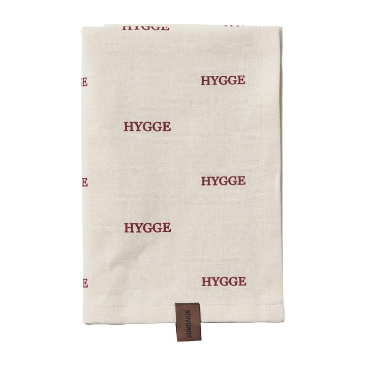 Humdakin Hygge keukenhanddoek - Off white/Red - Humdakin