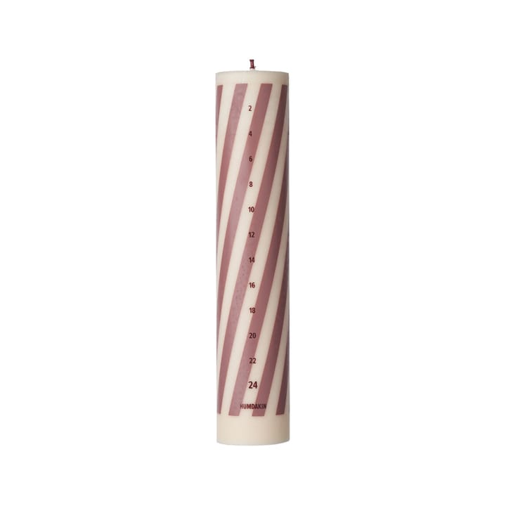 Humdakin kalenderkaars 25 cm - Candy Cane - Humdakin