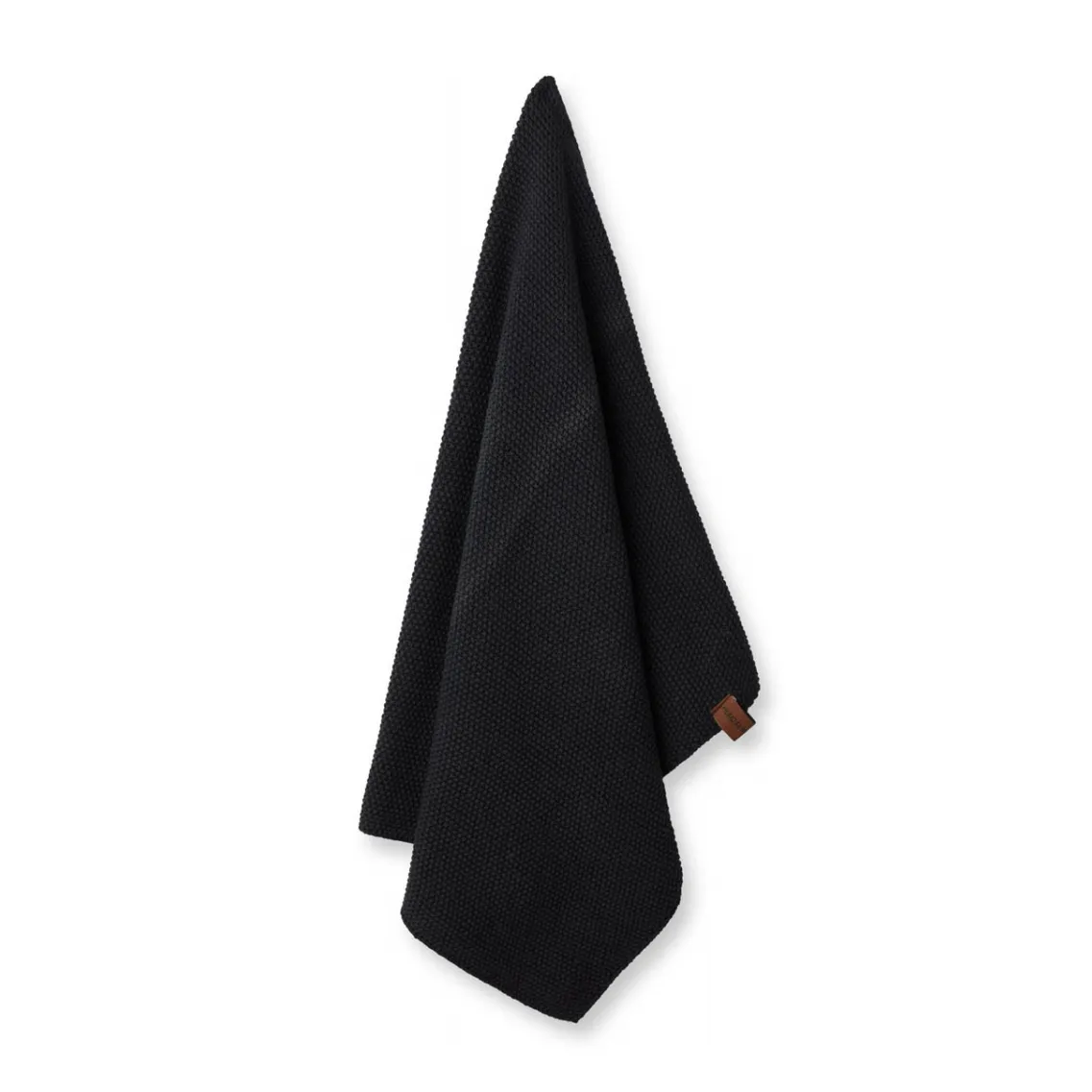 Humdakin Knitted theedoek 45x70 cm, Coal  Humdakin