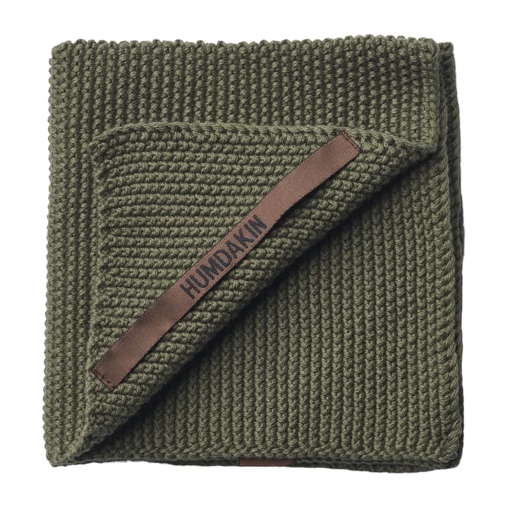 Humdakin Knitted vaatdoek 28x28 cm, Evergreen Humdakin