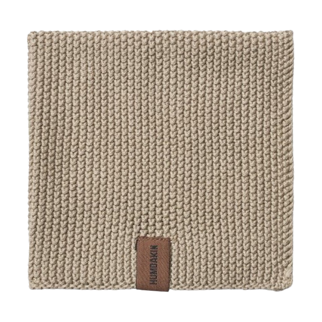 Humdakin Knitted vaatdoek 28x28 cm Oak | Scandinavisch Interieur | Vaatdoeken & afwasborstels | Groen