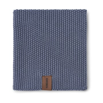 Humdakin Knitted vaatdoekje 28x28 cm - Blue stone - Humdakin