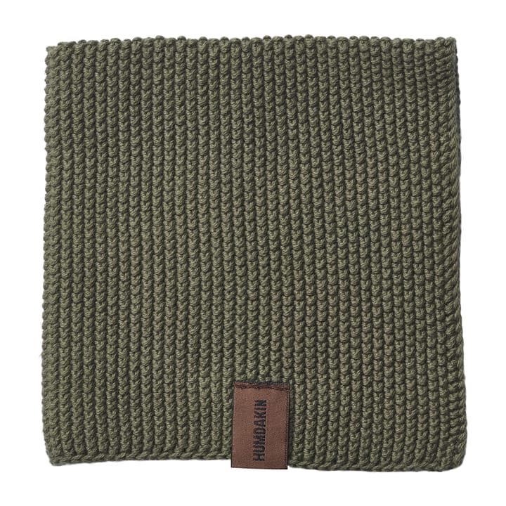 Humdakin Knitted vaatdoekje 28x28 cm - Evergreen - Humdakin