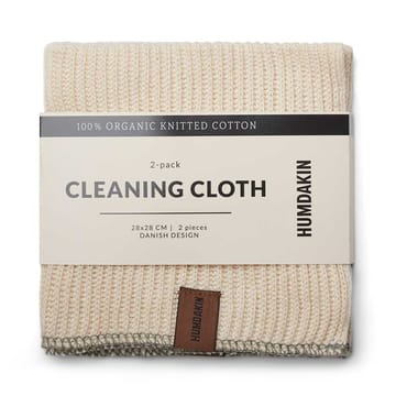 Humdakin poetsdoekje 28x28 cm 2-pack - Shell-oak - Humdakin