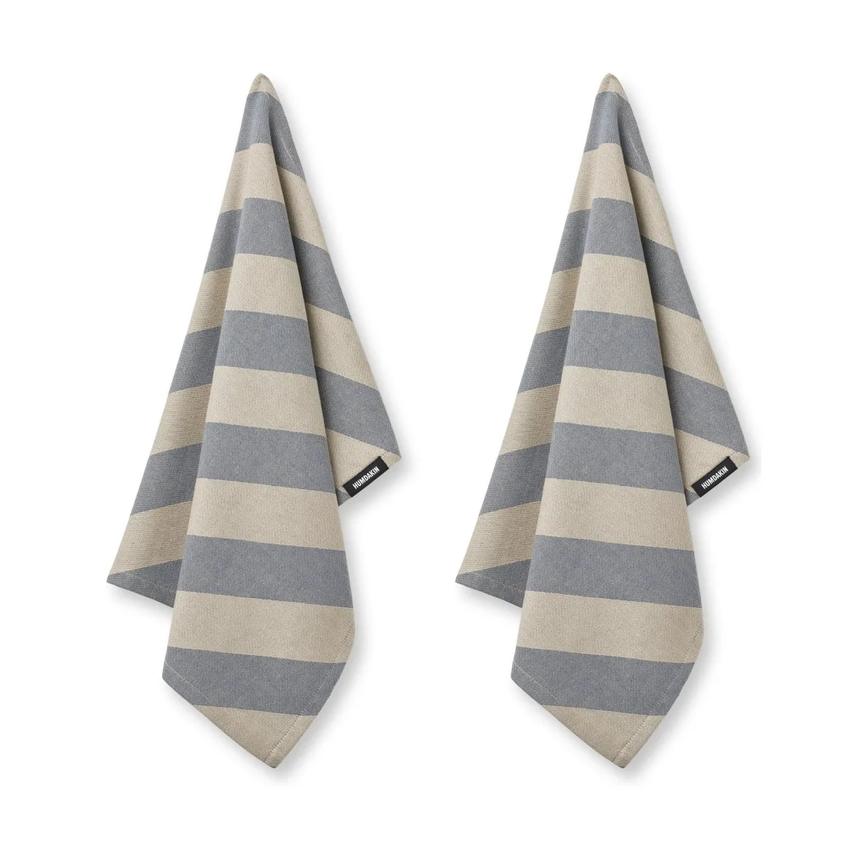 Humdakin Recycled theedoek 45x70 cm 2-pack, Blue candy Humdakin