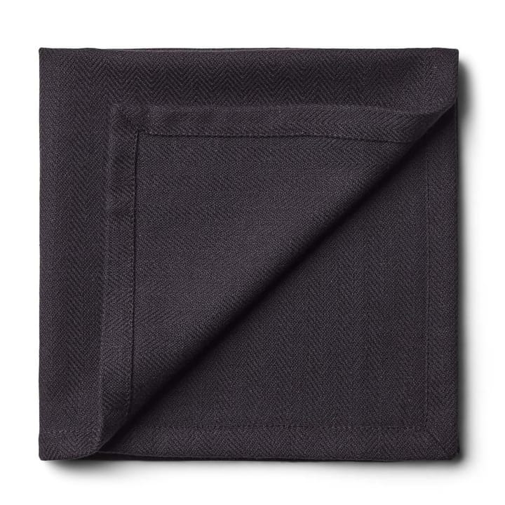 Humdakin stoffen servet 40x40 cm 2-pack - Coal - Humdakin