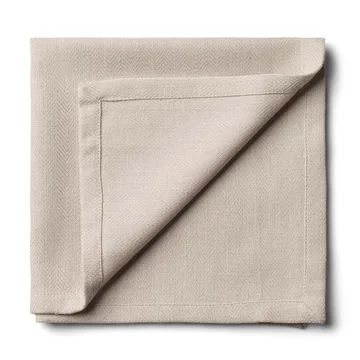 Humdakin stoffen servet 40x40 cm 2-pack - Light stone - Humdakin