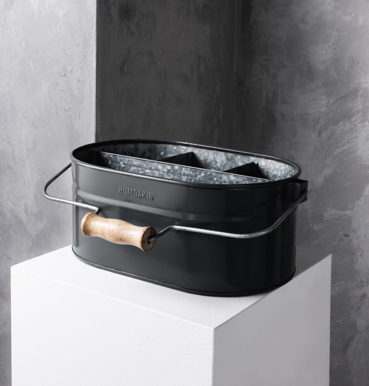 Humdakin System bucket opbergdoos 30x19 cm, Matte black Humdakin