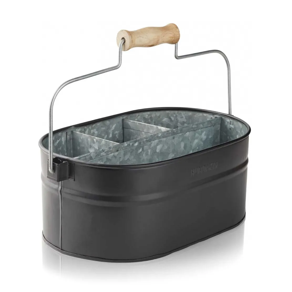 Humdakin System bucket opbergdoos 30x19 cm, Matte black Humdakin