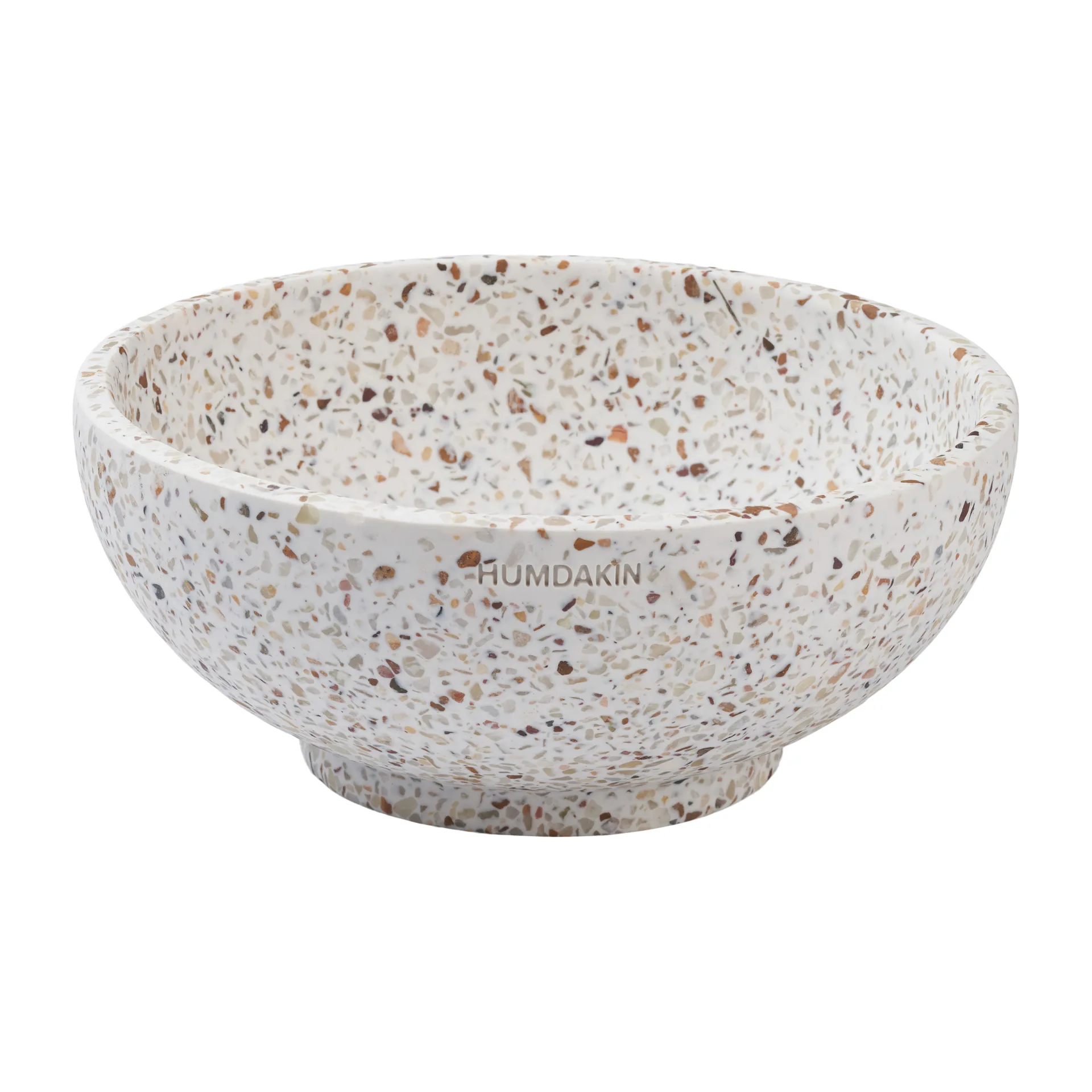 Humdakin Terrazzo kom Ø18 cm, Red/Beige Humdakin