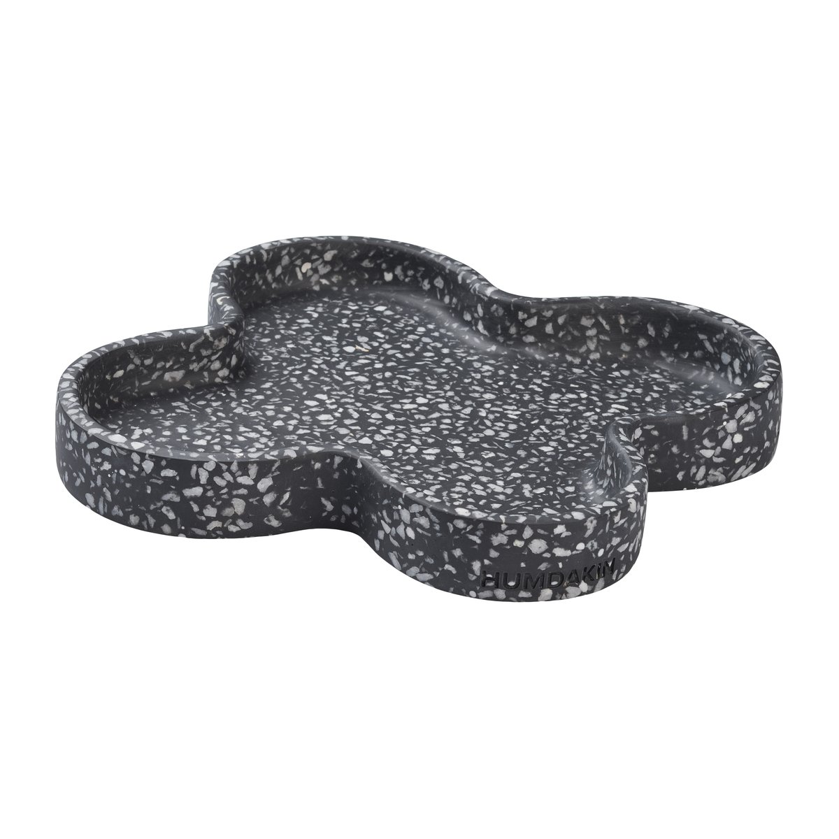 Humdakin Terrazzo plateau 27 cm Black | Scandinavisch Interieur | Dienbladen | Zwart