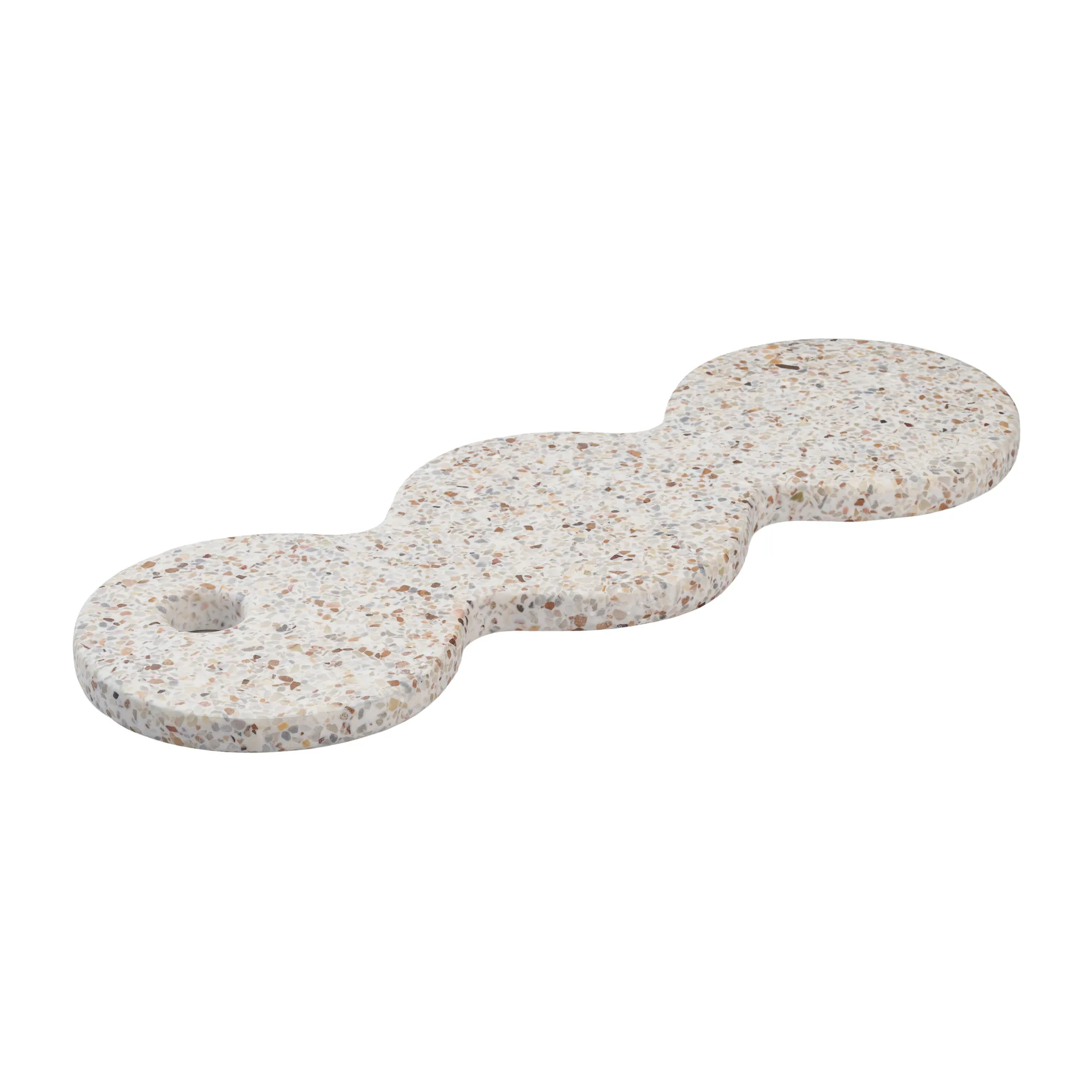 Humdakin Terrazzo plateau 40 cm, Red/Beige Humdakin