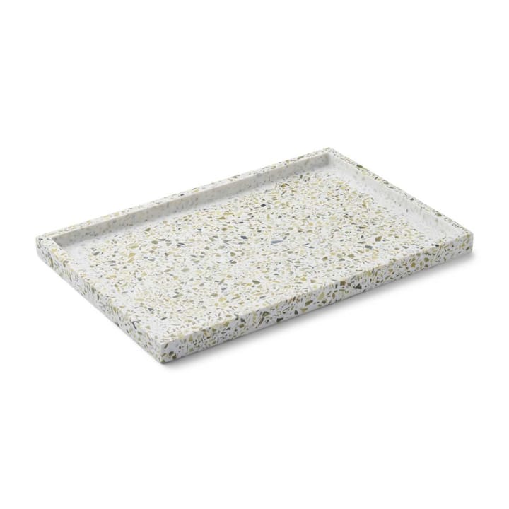 Humdakin Terrazzo presenteerschaaltje 30x20 cm - Green-white - Humdakin