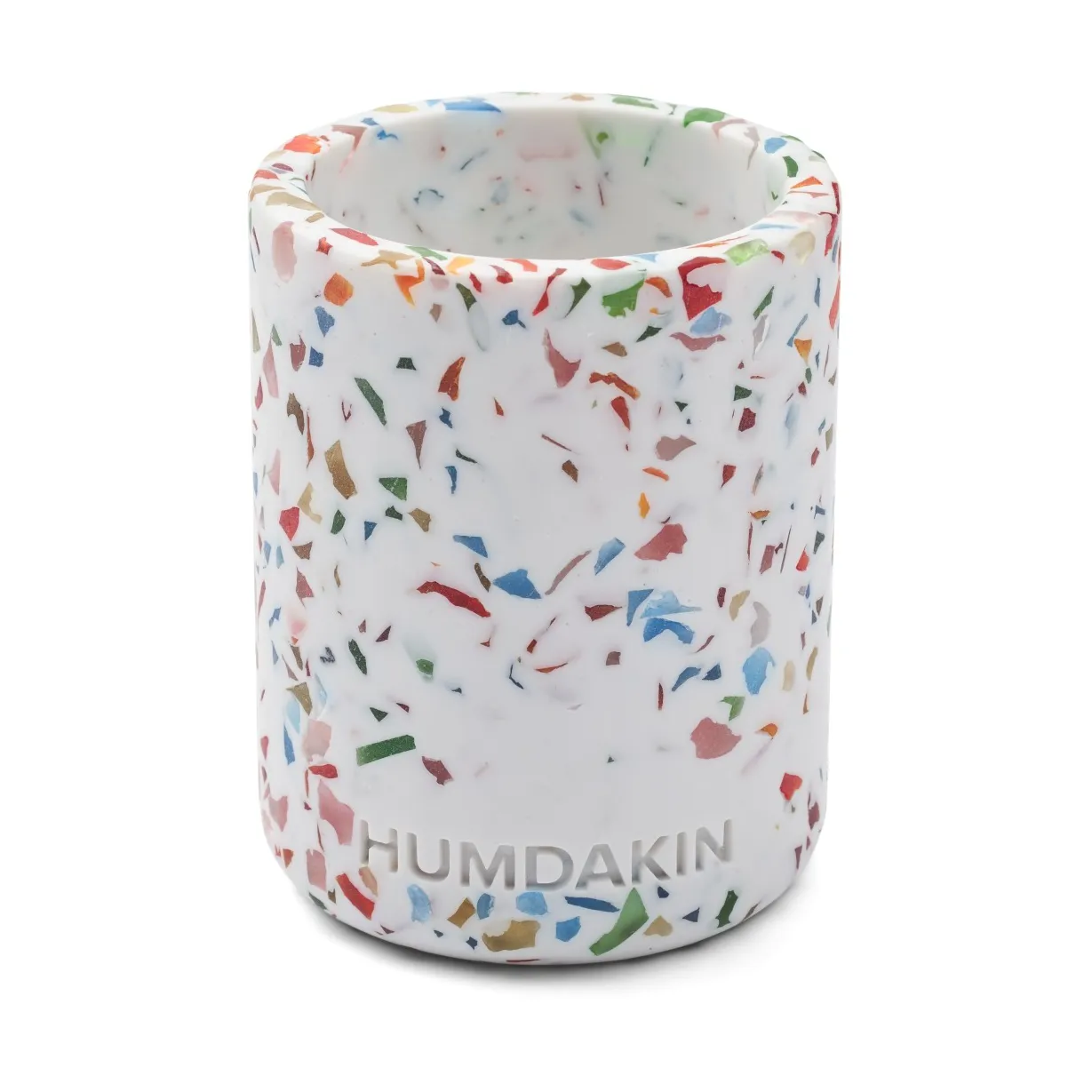 Humdakin Terrazzo tandenborstelbeker 10 cm, Rainbow Humdakin