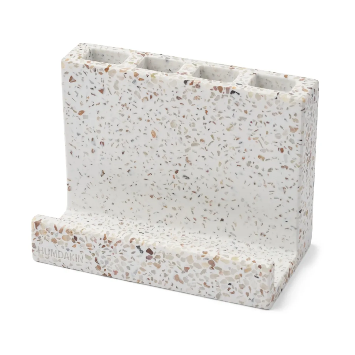 Humdakin Terrazzo tandenborstelhouder, Red-beige Humdakin