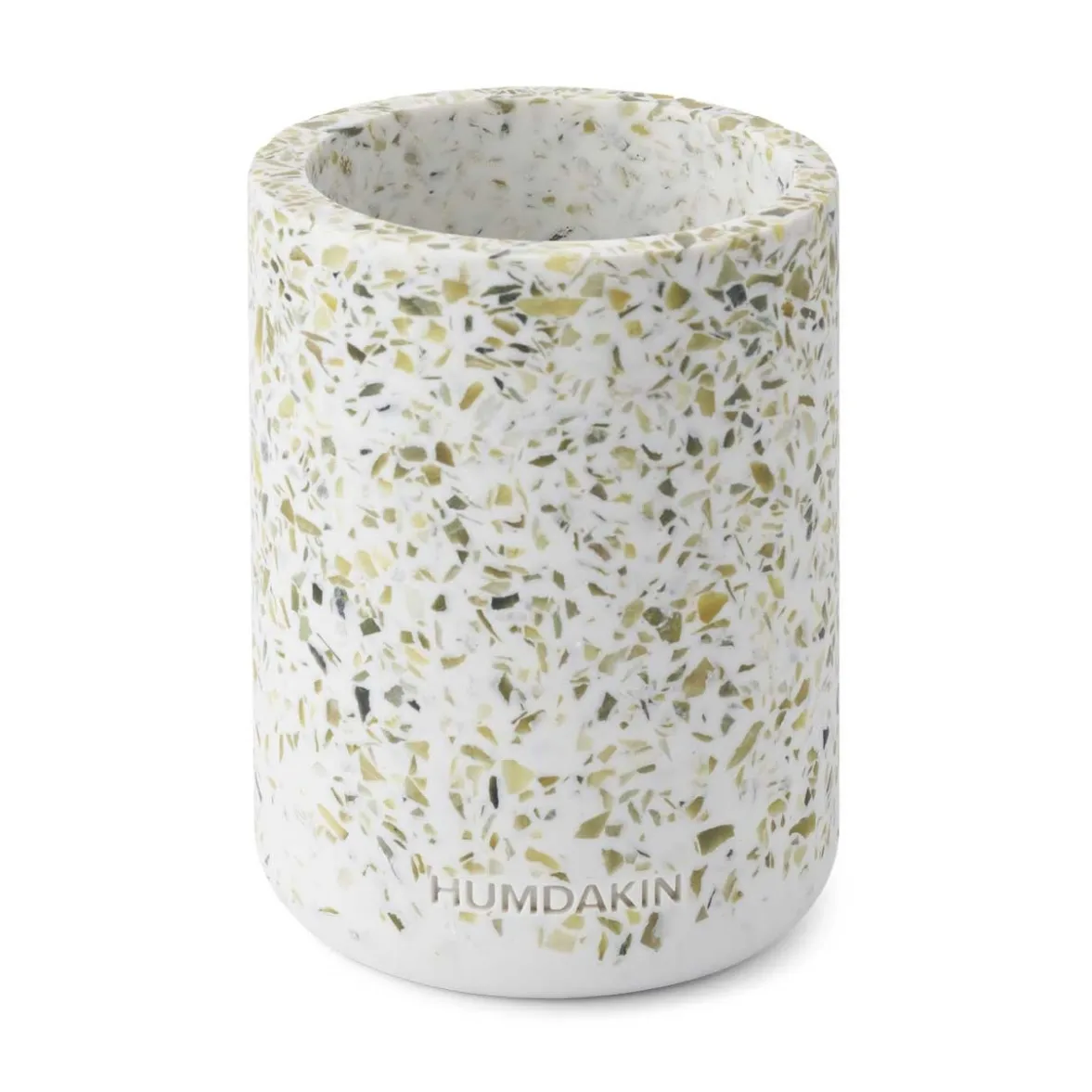 Humdakin Terrazzo vaas Ø10 cm, Green-white Humdakin