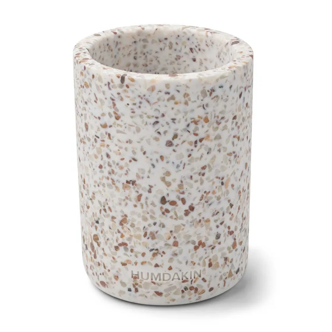 Humdakin Terrazzo vaas Ø10 cm, White-brown Humdakin