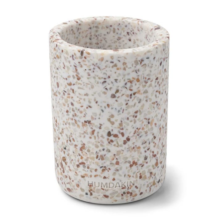 Humdakin Terrazzo vaas Ø10 cm - White-brown - Humdakin