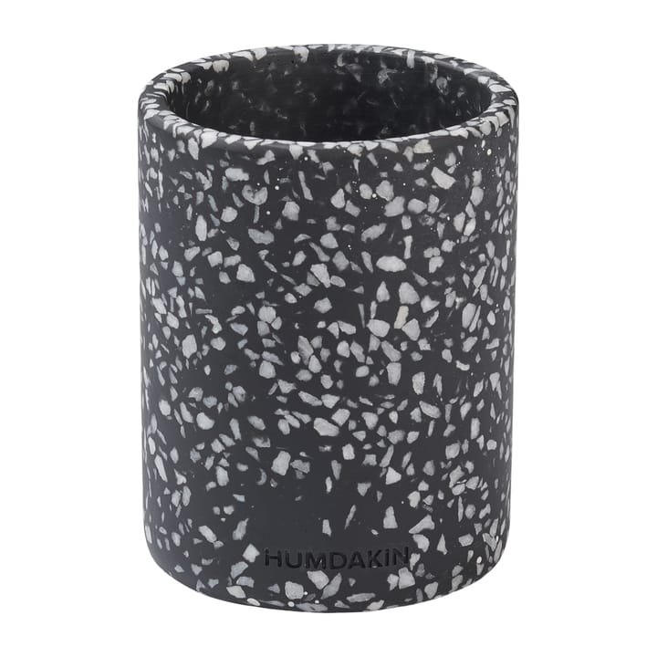 Humdakin Terrazzo vaas met deksel Ø10 cm - Black - Humdakin