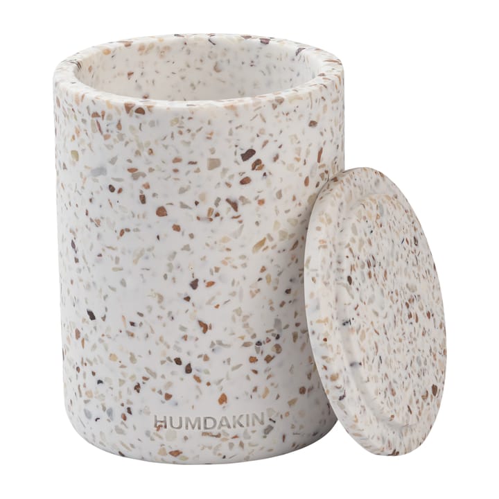 Humdakin Terrazzo vaas met deksel Ø10 cm - Red/Beige - Humdakin