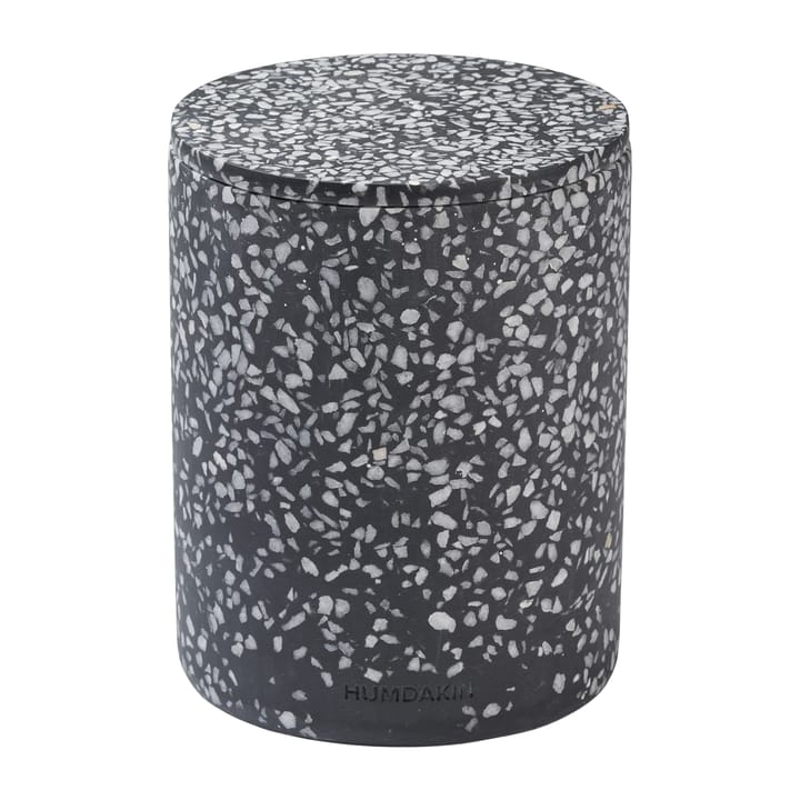 Humdakin Terrazzo vaas met deksel Ø13 cm - Black - Humdakin