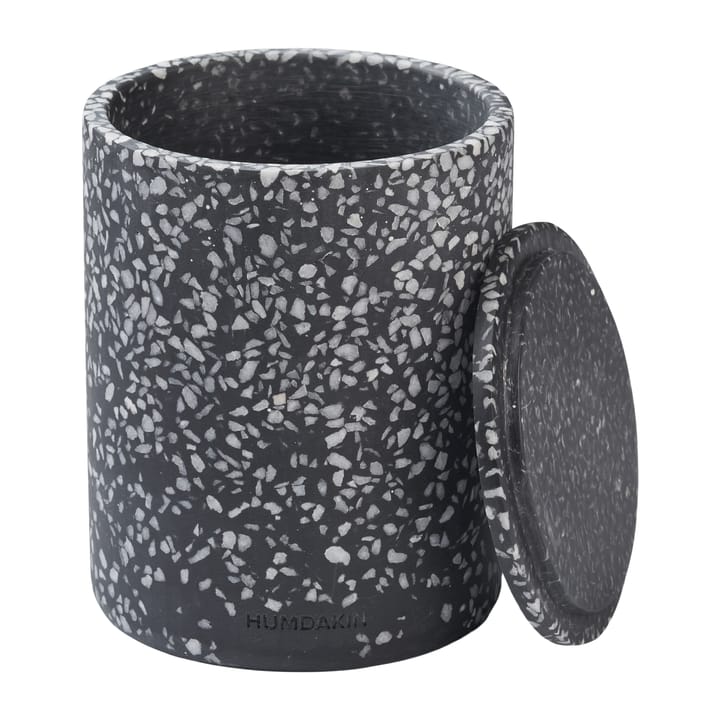 Humdakin Terrazzo vaas met deksel Ø13 cm - Black - Humdakin