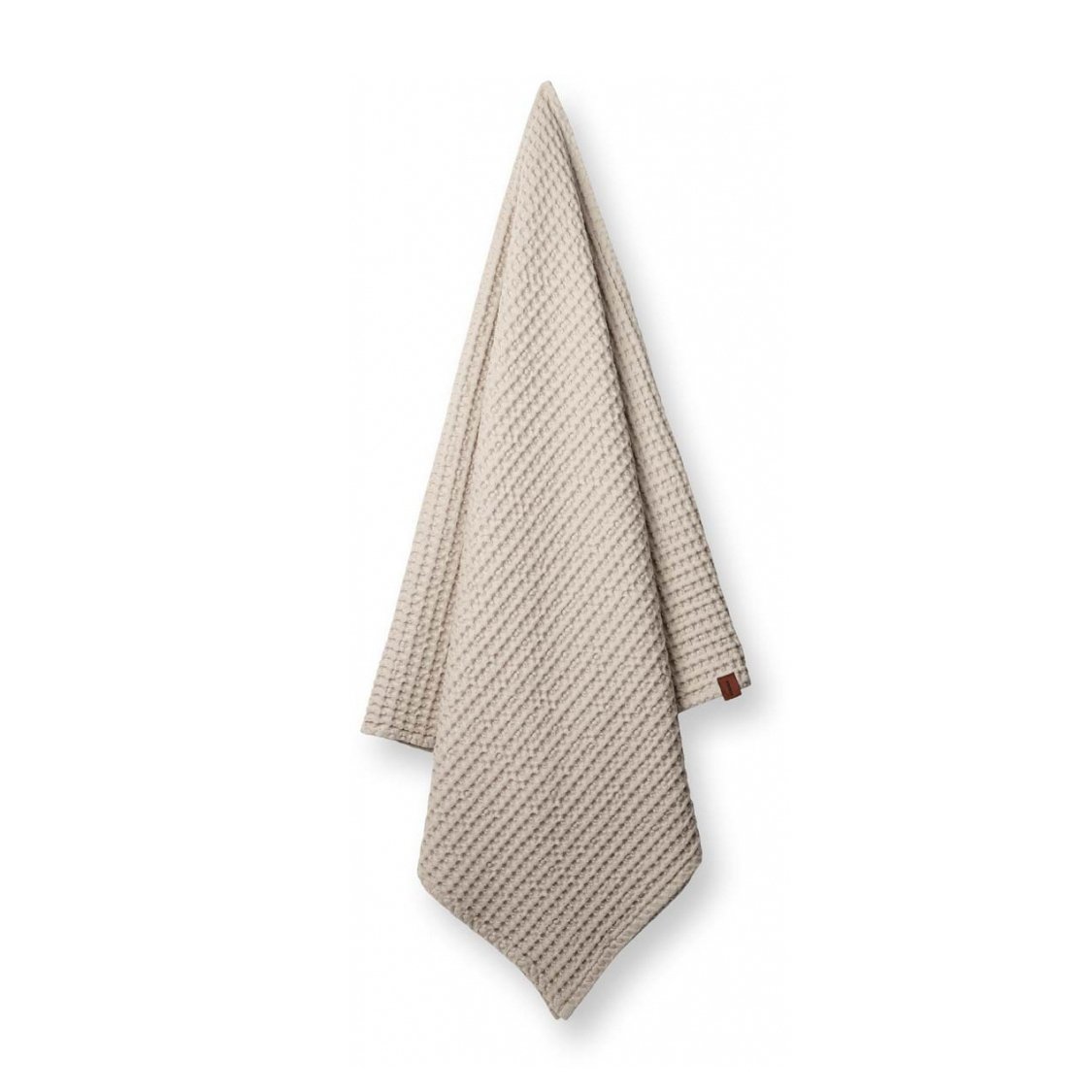 Humdakin Waffle badlaken 70x135 cm Light stone | Scandinavisch Interieur | Handdoeken | Beige