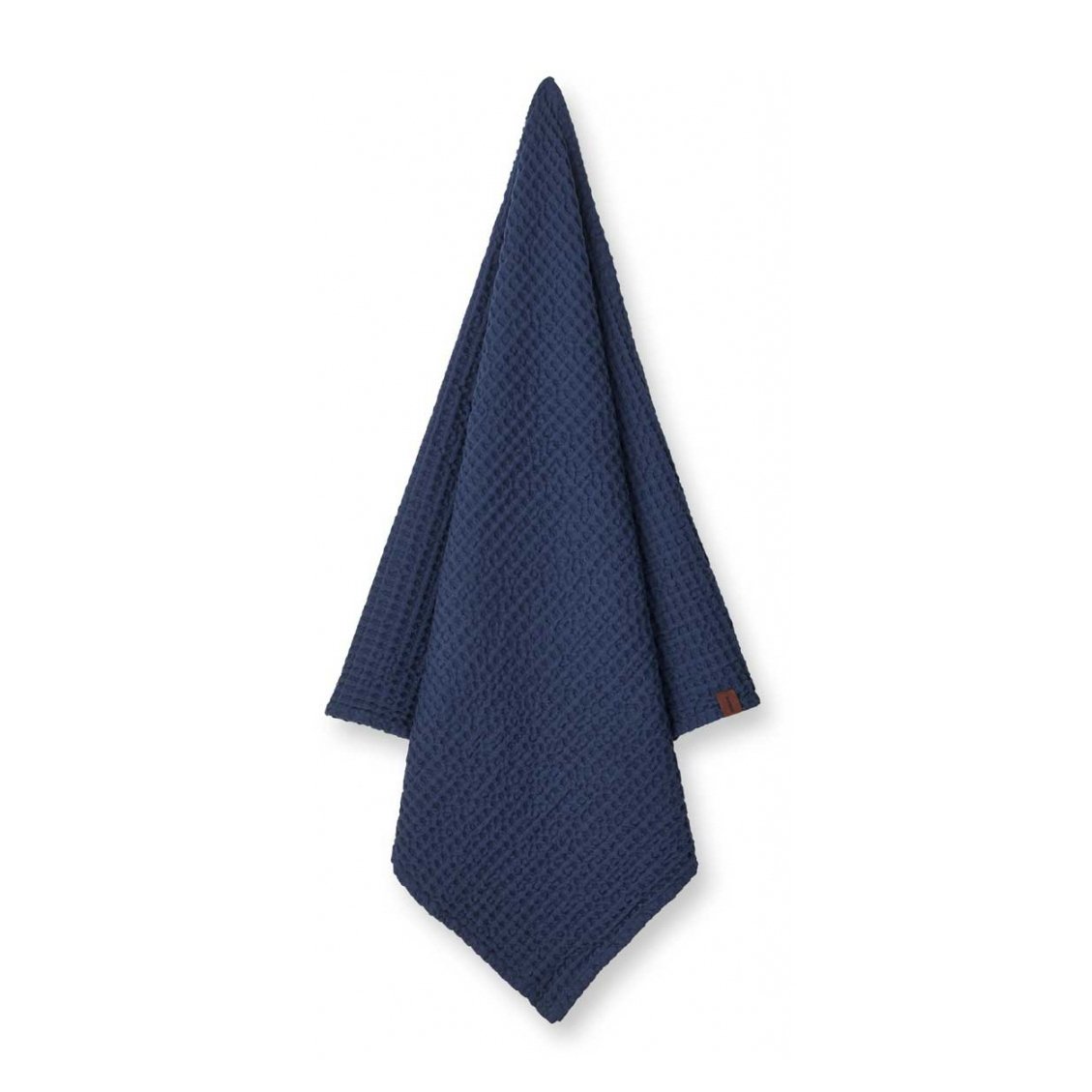 Humdakin Waffle badlaken 70x135 cm Sea blue | Scandinavisch Interieur | Handdoeken | Blauw