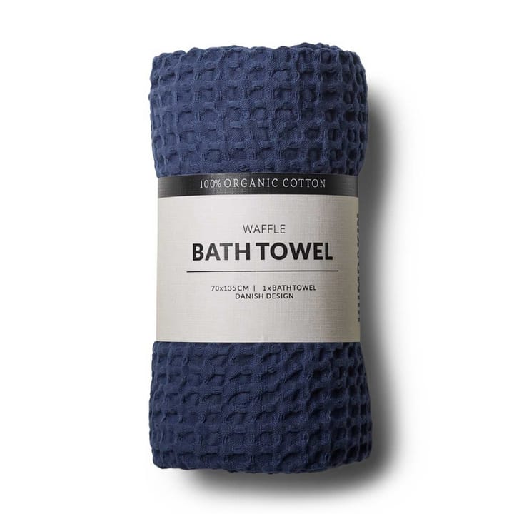 Humdakin Waffle badlaken 70x135 cm, Sea blue Humdakin
