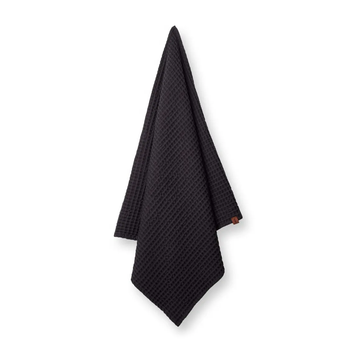 Humdakin Waffle handdoek 55x80 cm, Coal Humdakin