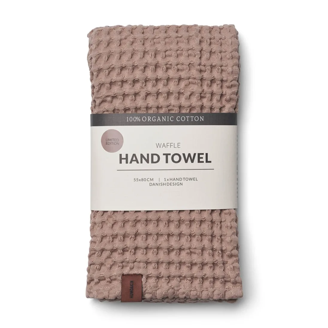 Humdakin Waffle handdoek 55x80 cm, Latte Humdakin