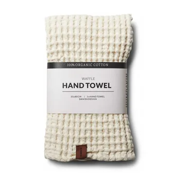 Humdakin Waffle handdoek 55x80 cm - Shell - Humdakin