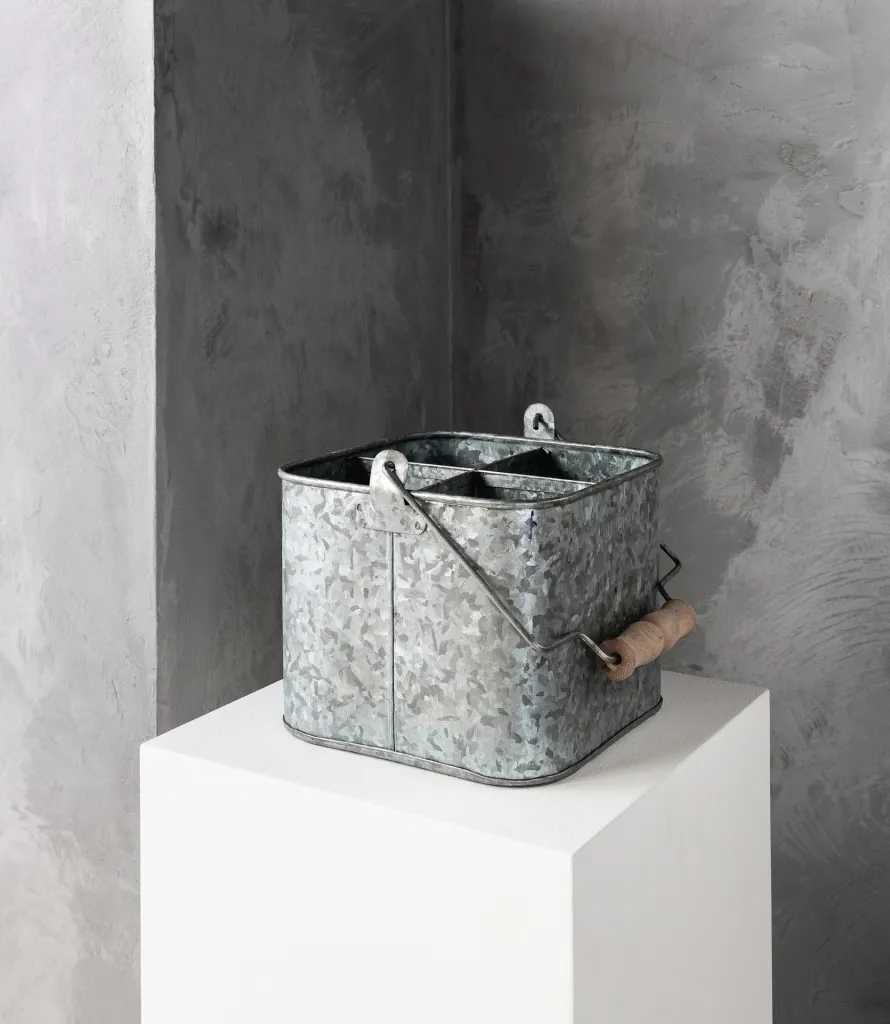 Humdakin zink bucket opbergdoos, 25x25 cm Humdakin