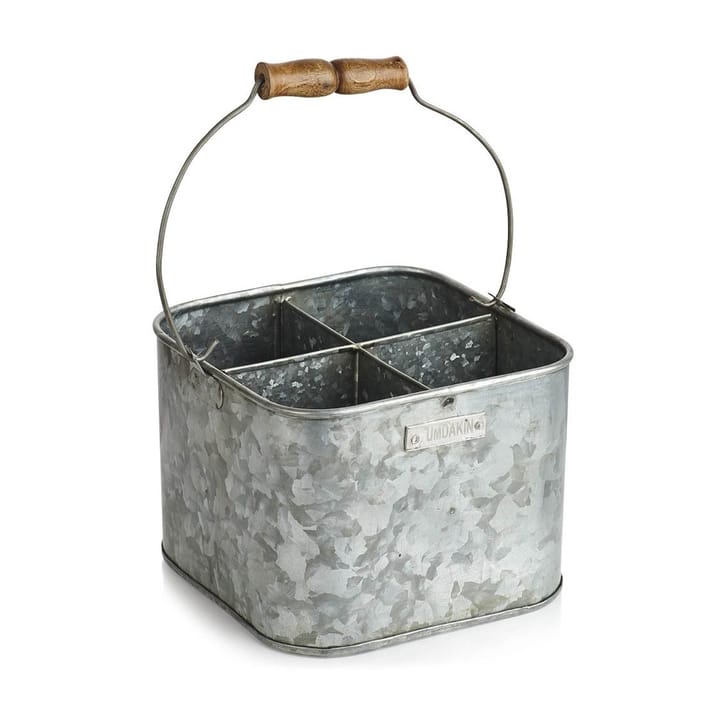 Humdakin zink bucket opbergdoos - 25x25 cm - Humdakin