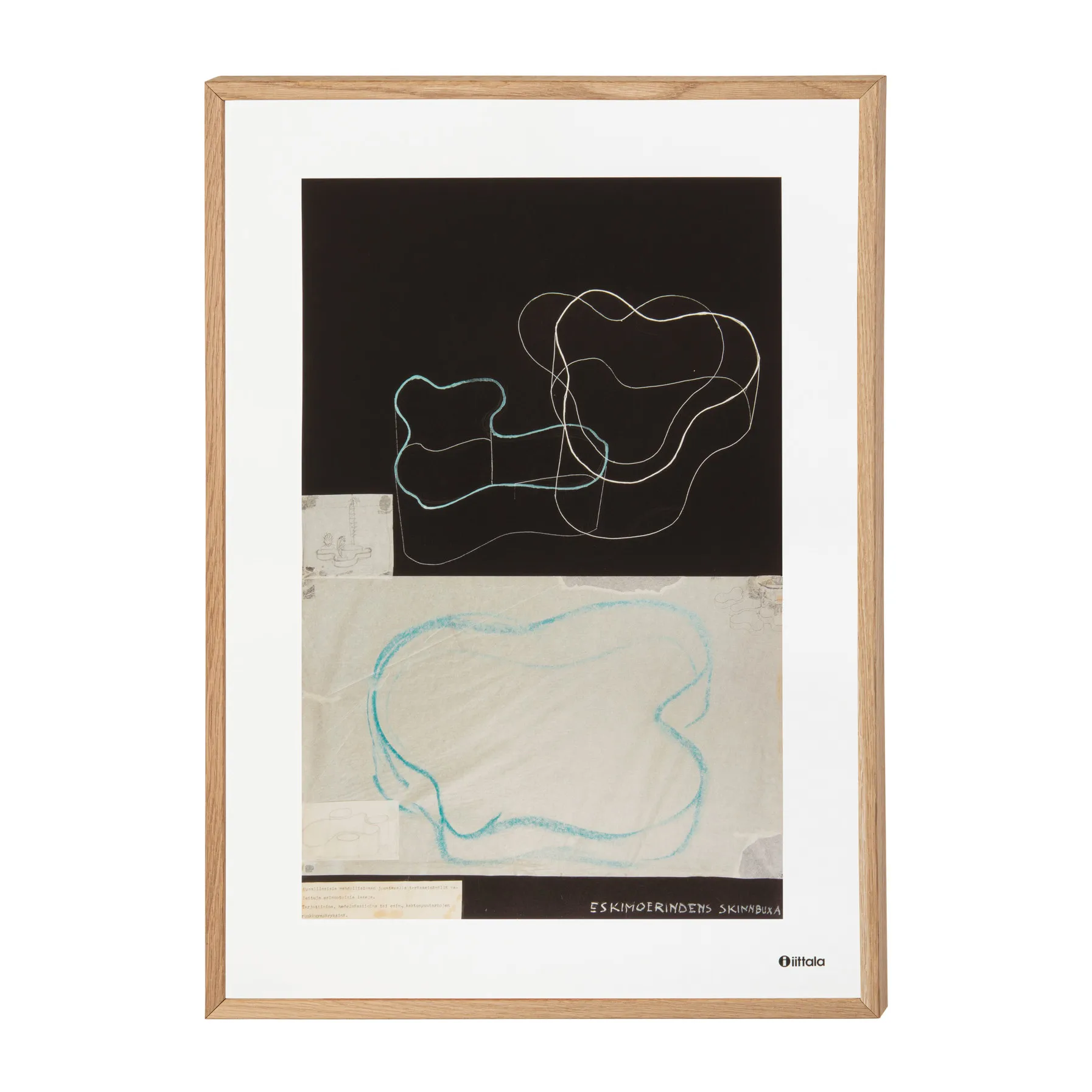 Aalto art Sketch black poster van Iittala - NordicNest.nl