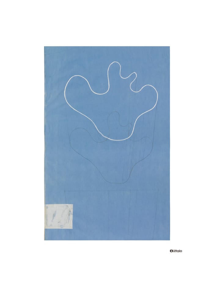 Aalto art Sketch blue poster - 50x70 cm - Iittala