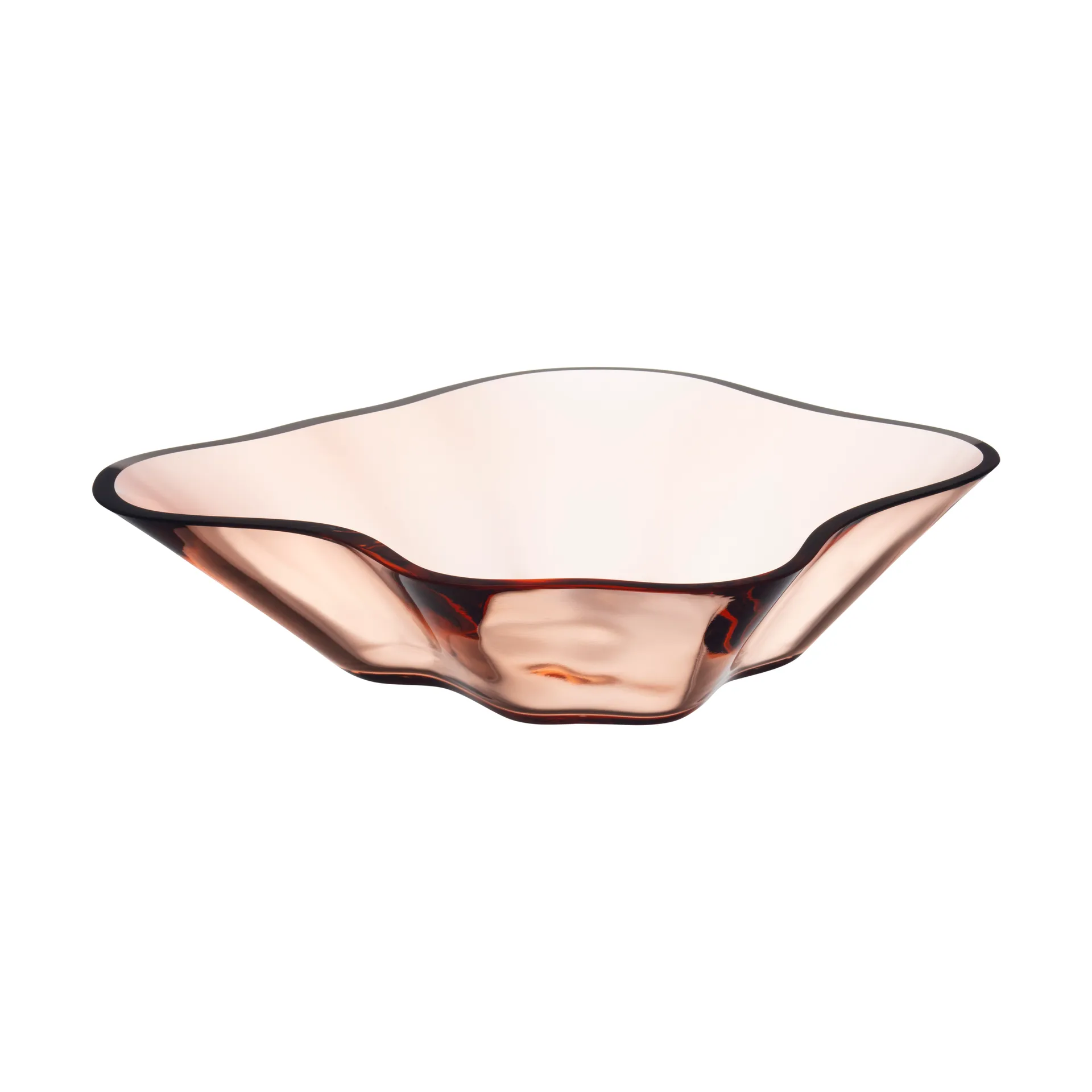 Aalto blomma schaal 279x75 mm, Rio bruin Iittala