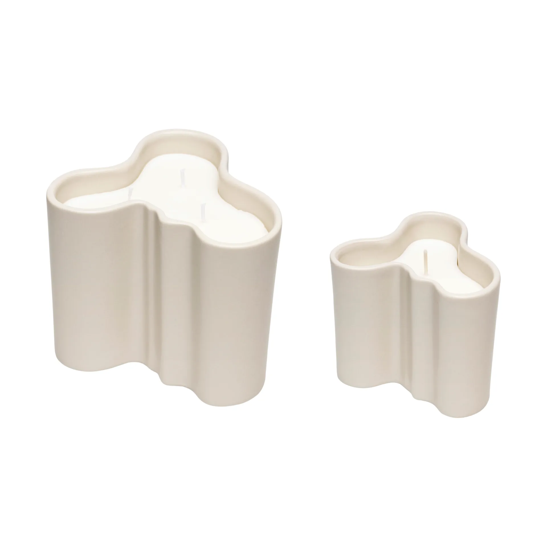 Aalto geurkaars 8 cm, Zand Iittala