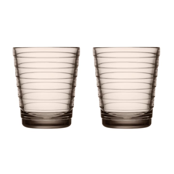 Aino Aalto tumbler 2-pack 22 cl - Linnen - Iittala