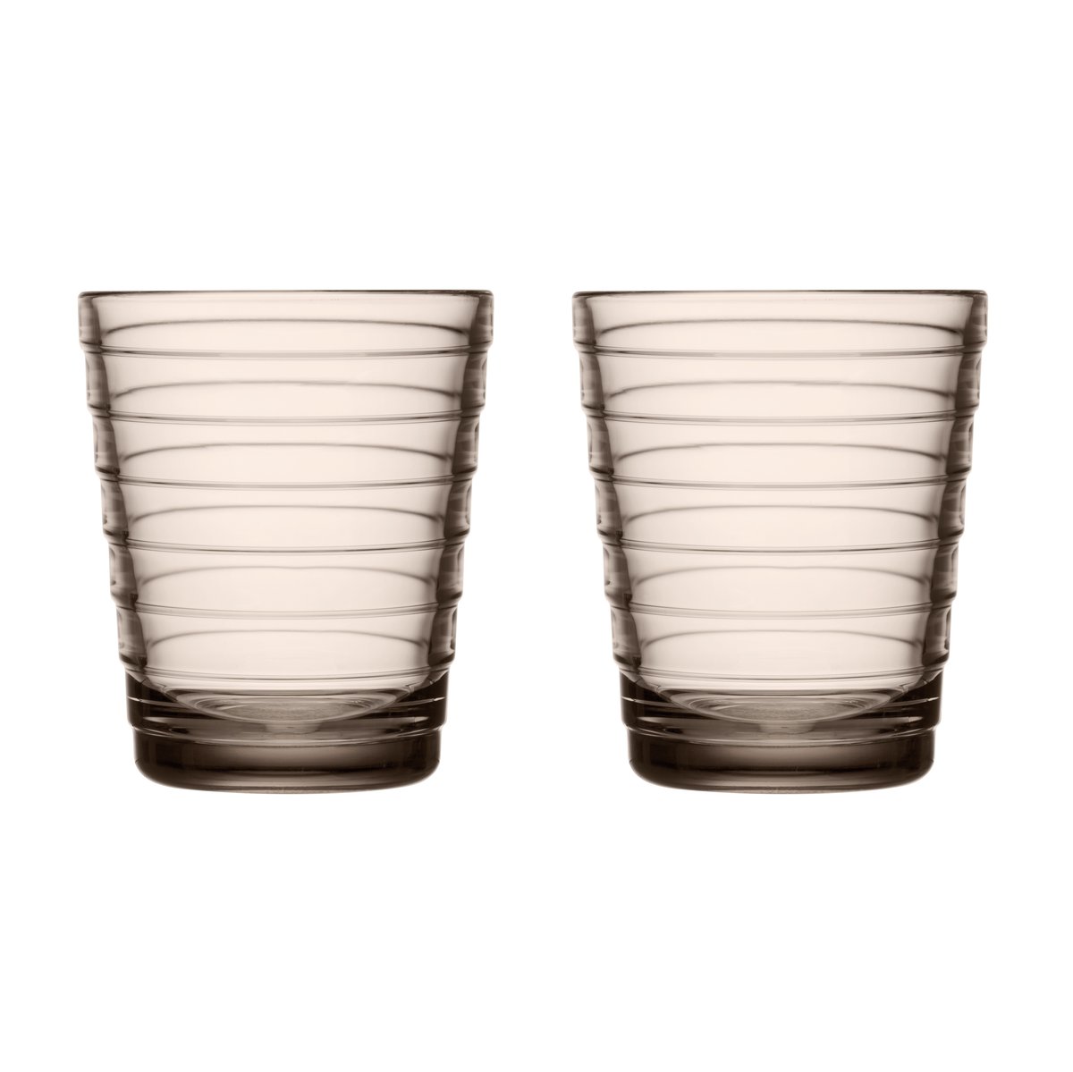 Iittala Aino Aalto tumbler 2-pack 22 cl Linnen | Scandinavisch Interieur | Drinkglazen | Beige