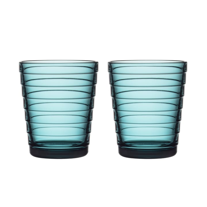 Aino Aalto tumbler 2-pack 22 cl - zeeblauw - Iittala
