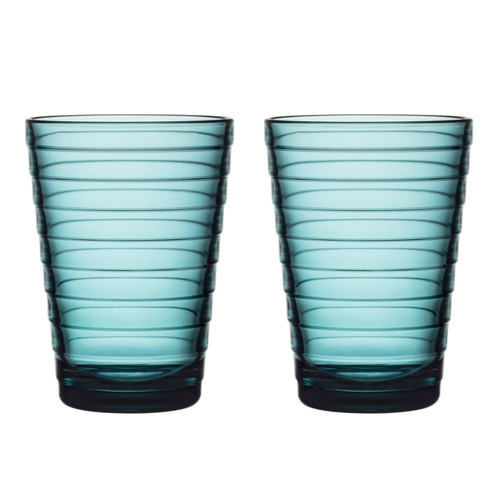 Aino Aalto tumbler 2-pack 33 cl - zeeblauw - Iittala