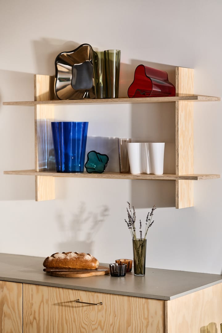 Alvar Aalto schaaltje 60x358 mm, Roestvrij Staal Iittala