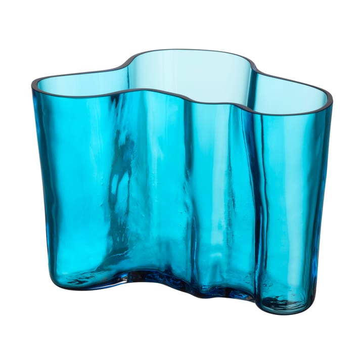 Alvar Aalto vaas 140 mm - Turkoois - Iittala
