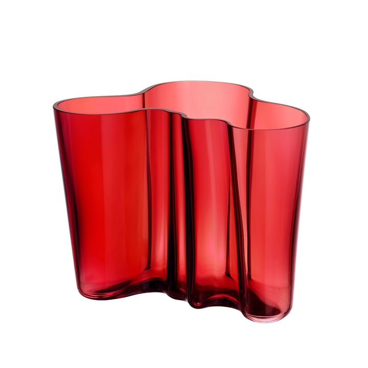 Alvar Aalto vaas cranberry - 160 mm. - Iittala