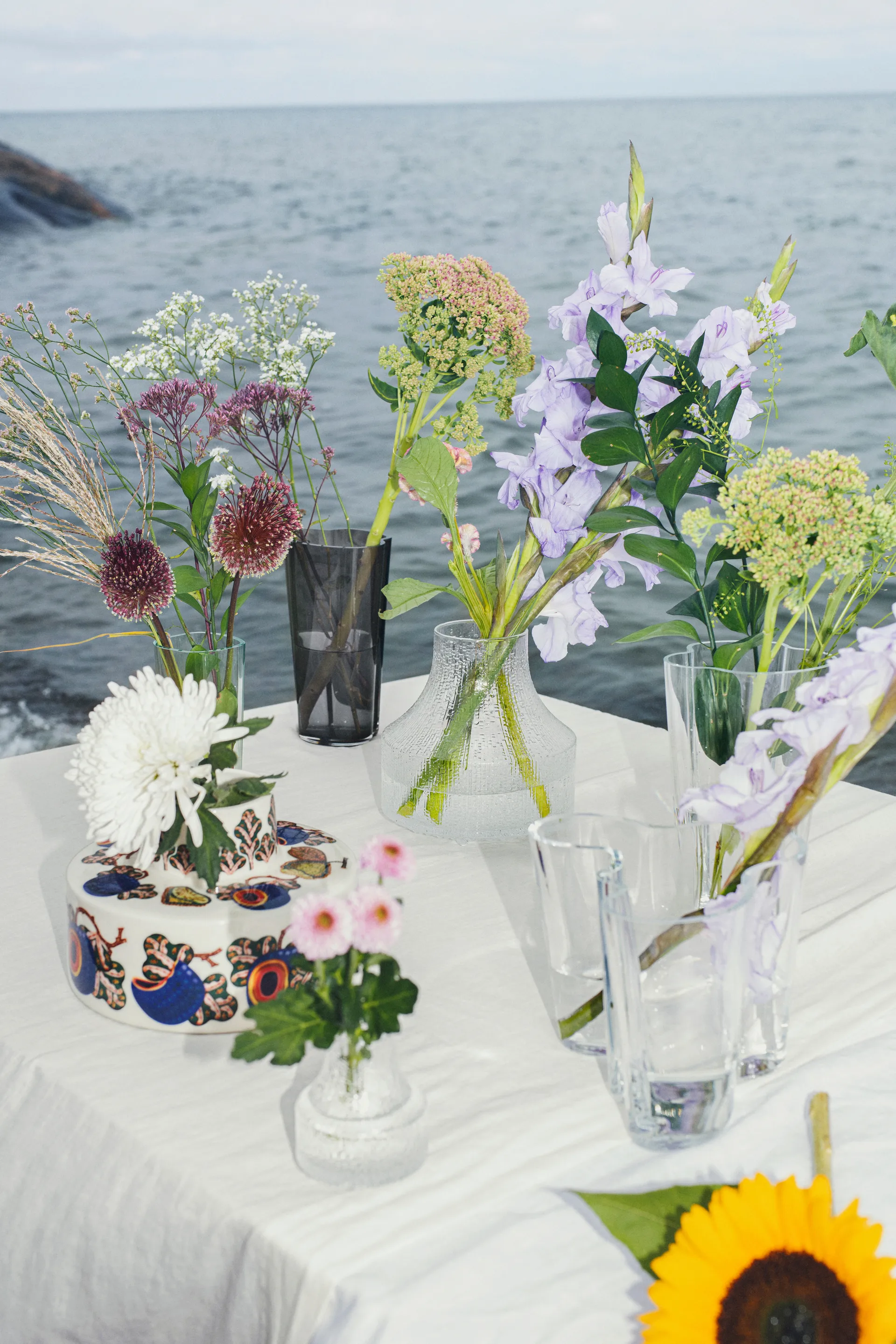 Alvar Aalto vaas donkergrijs, 220 mm. Iittala