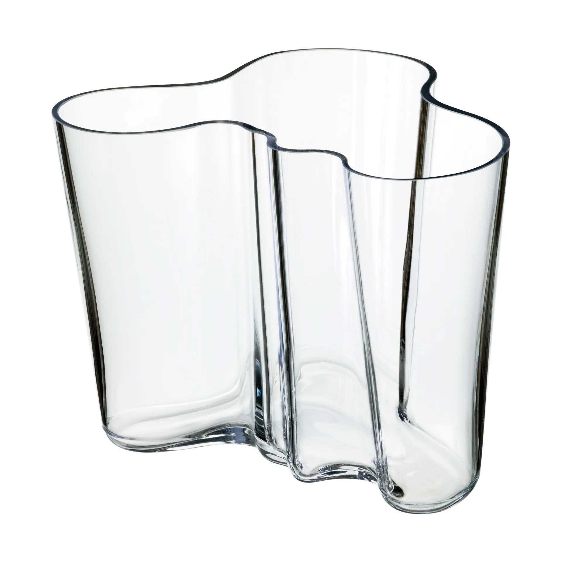Alvar Aalto vaas helder, 160 mm. Iittala